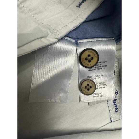 Tommy Bahama Mens Big & Tall 48RG Port Side Blue Stretch 10” Boracay Chino Short - Picture 6 of 8